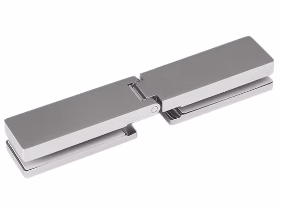 Hot Sale Glass Door Accessories Stainless Steel 304 Mirror Finish Glass to Glass Shower Hinge