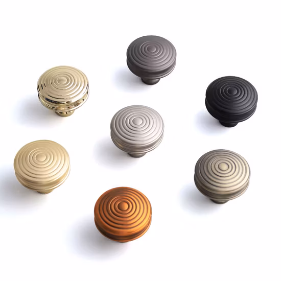 Metal Handles Cabinet Knob Kitchen Pull Zinc Furniture Handle