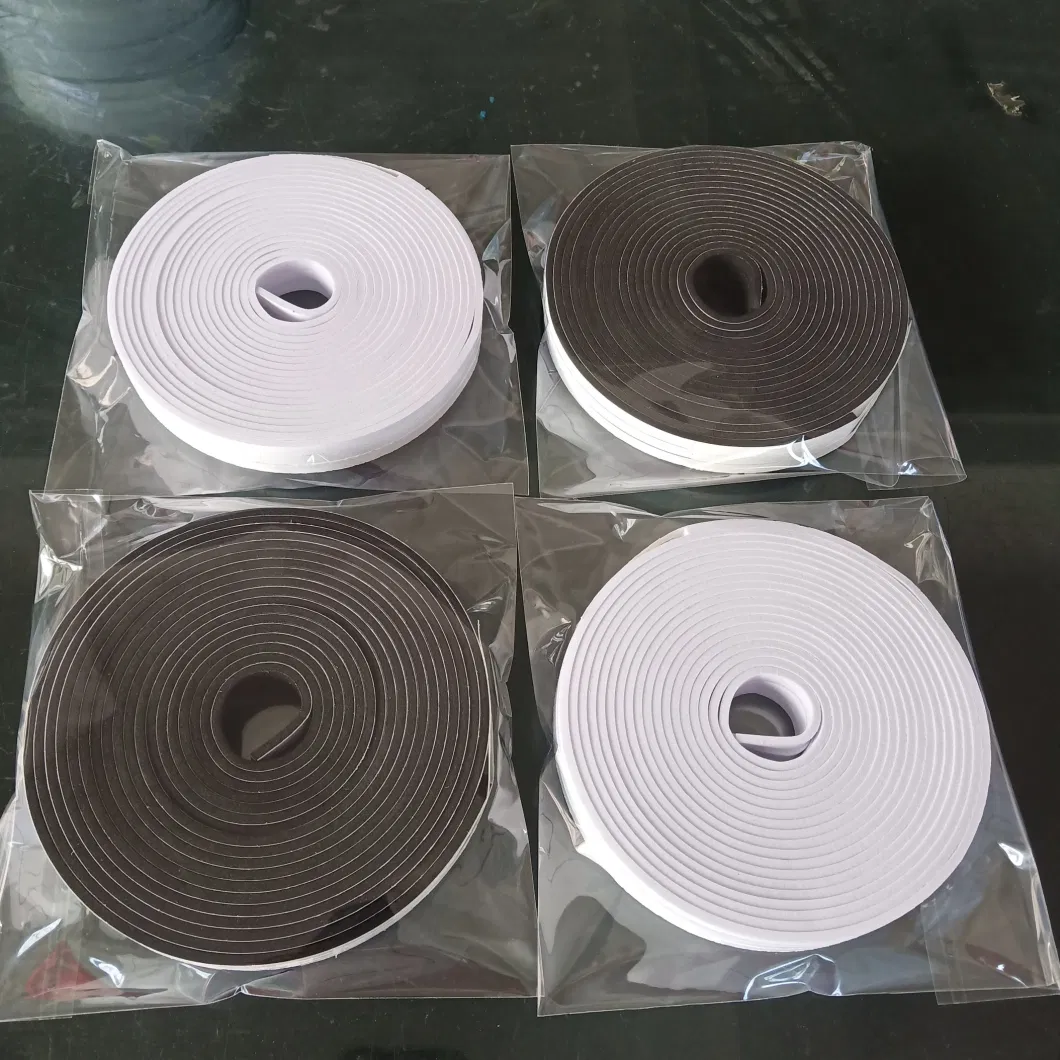 Self Adhesive Foam Sealing Tape Strip Draught Excluder EPDM Rubber Self-Adhesive Car Door Sealing Rubber Foam PVC EPDM Cr EVA Seal Strip Self Adhesive NBR/PVC